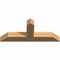 Ekena Millwork Portland Timber Gable Bracket, Western Red Cedar, 48"W x 20"H x 5 1/2"D x 5 1/2"F, 10/12 Pitch GBW048X20X0606POR00SWR - alternate 5